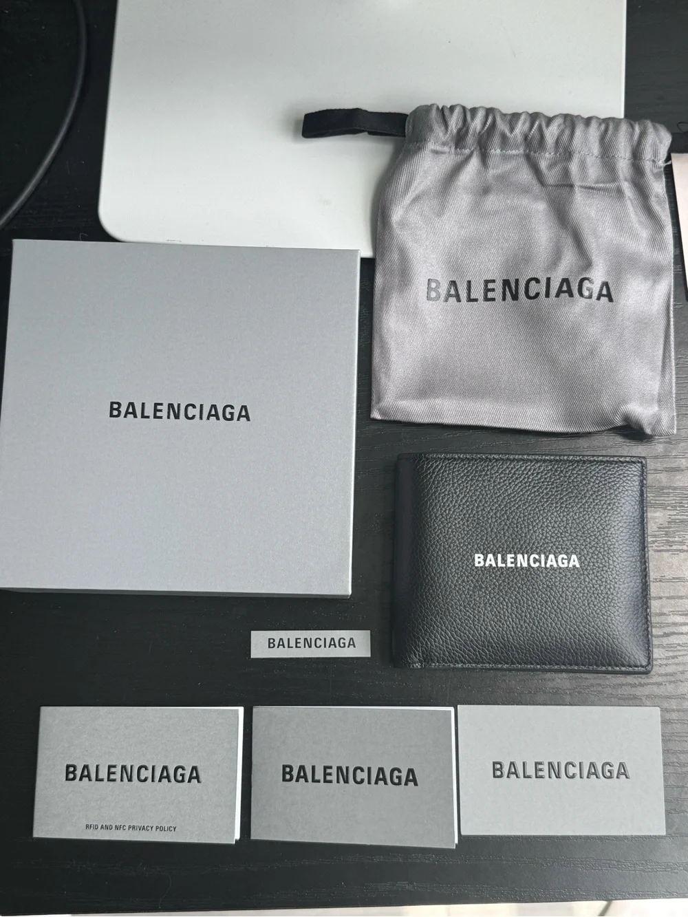 Balenciaga bi-fold wallet (monogrammed)